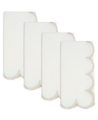 Scalloped Hem Napkin, Set of 4