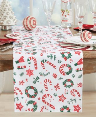 Christmas Wrapping Paper Table Runner, 16" x 72"