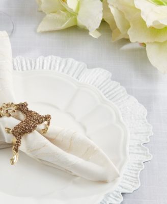 Beaded Reindeer Napkin Ring, Set of 4