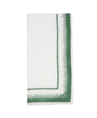Elegant Embroidery Detail Napkin, Set of 4