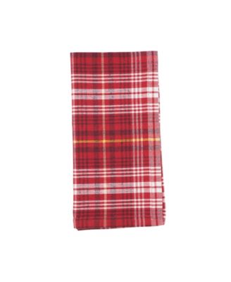 Rustic Plaid Placemat and Napkin Set, Set of 8