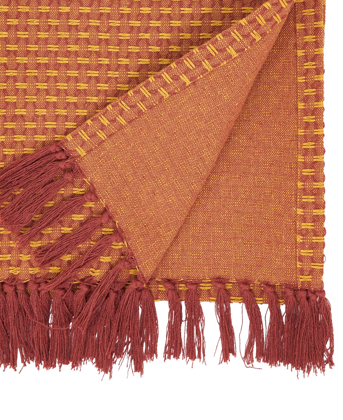 Saro Lifestyle Woven Table Runner, 13" x 72"