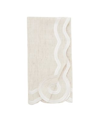 Scalloped Border Napkin, Set of 4