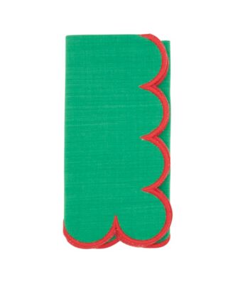 Sweet Edge Scalloped Napkin, Set of 4