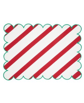 Eco Scallop Border Placemat, Set of 4