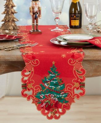 Christmas Tree Table Runner, 14" x 72"