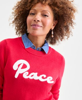 Petite Whimsy Long Sleeve Pull-On Sweater, Macy's Exclusive