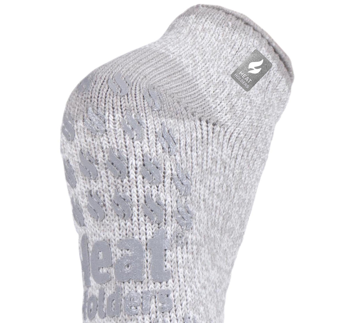 Heat Holders Twist Ankle Slipper Socks In Gray