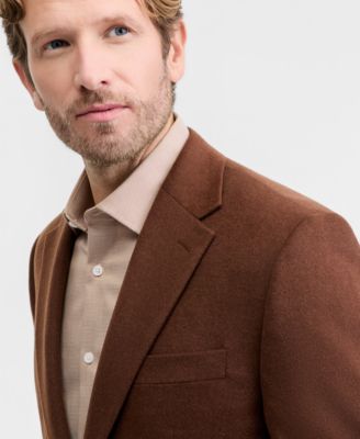 Men's Wool Cashmere Blend Luxury Classic-Fit Sport Coat