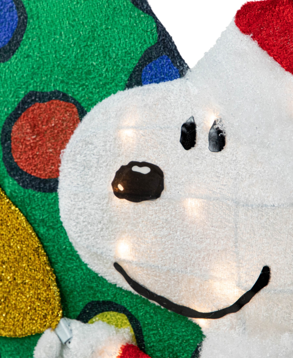 Northlight 32" Led Lighted Peanuts Snoopy and Christmas Tree Outdoor Decoration