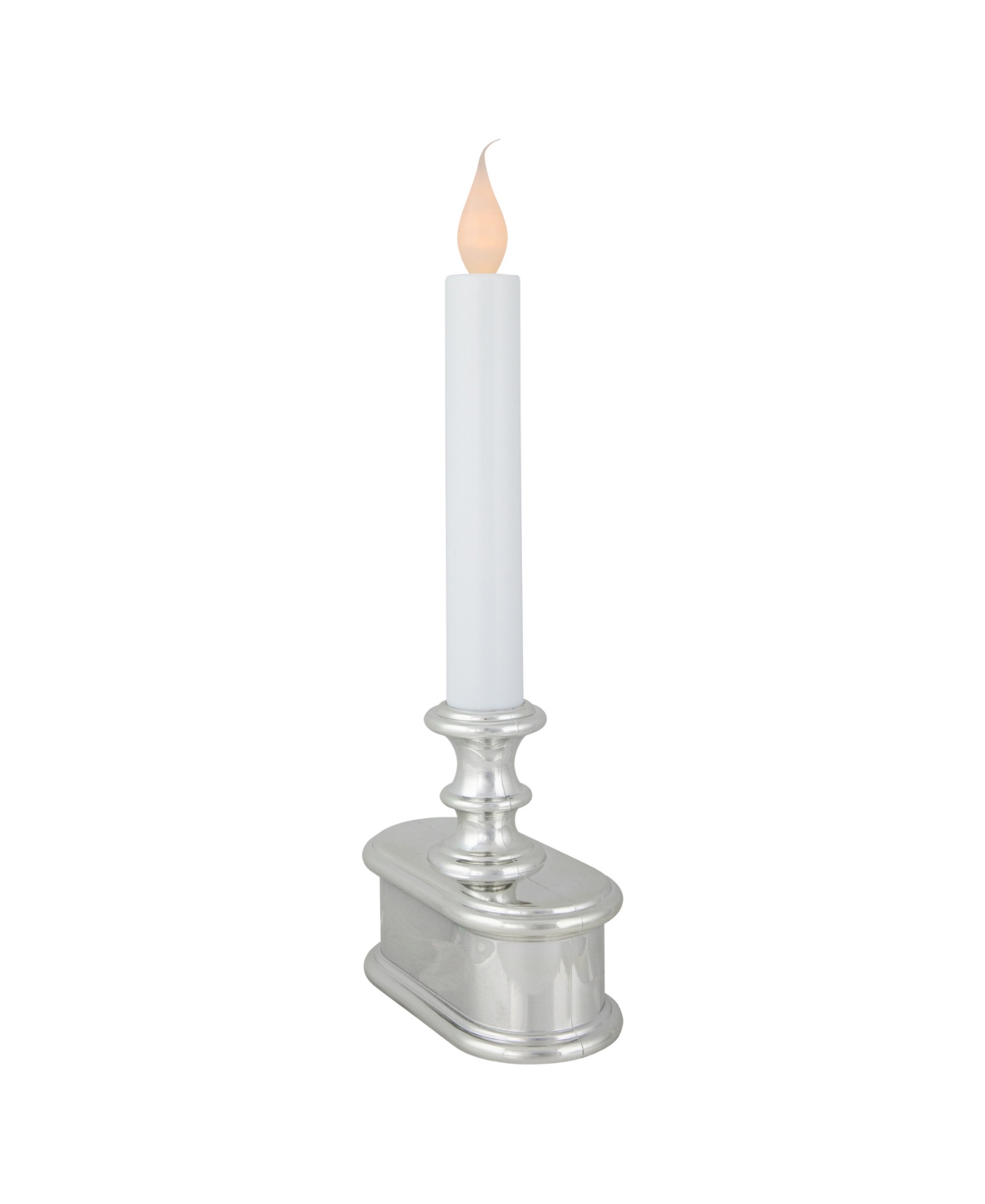Northlight Led Lighted Window Candles, Set Of 4 In Silver