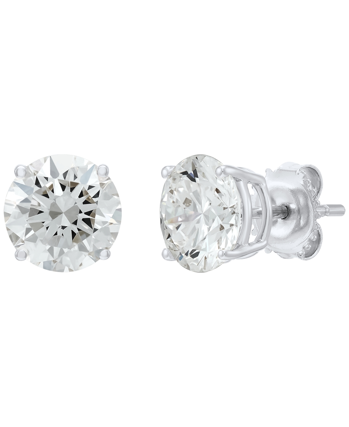 Grown With Love Lab Diamond Stud Earrings (4 ct. t.w.) 14K White Gold (also Yellow Gold)