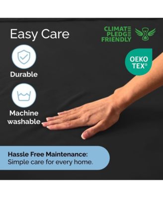 Extra Deep Pocket 18 - 24 Inch Microfiber Fitted Sheet - King