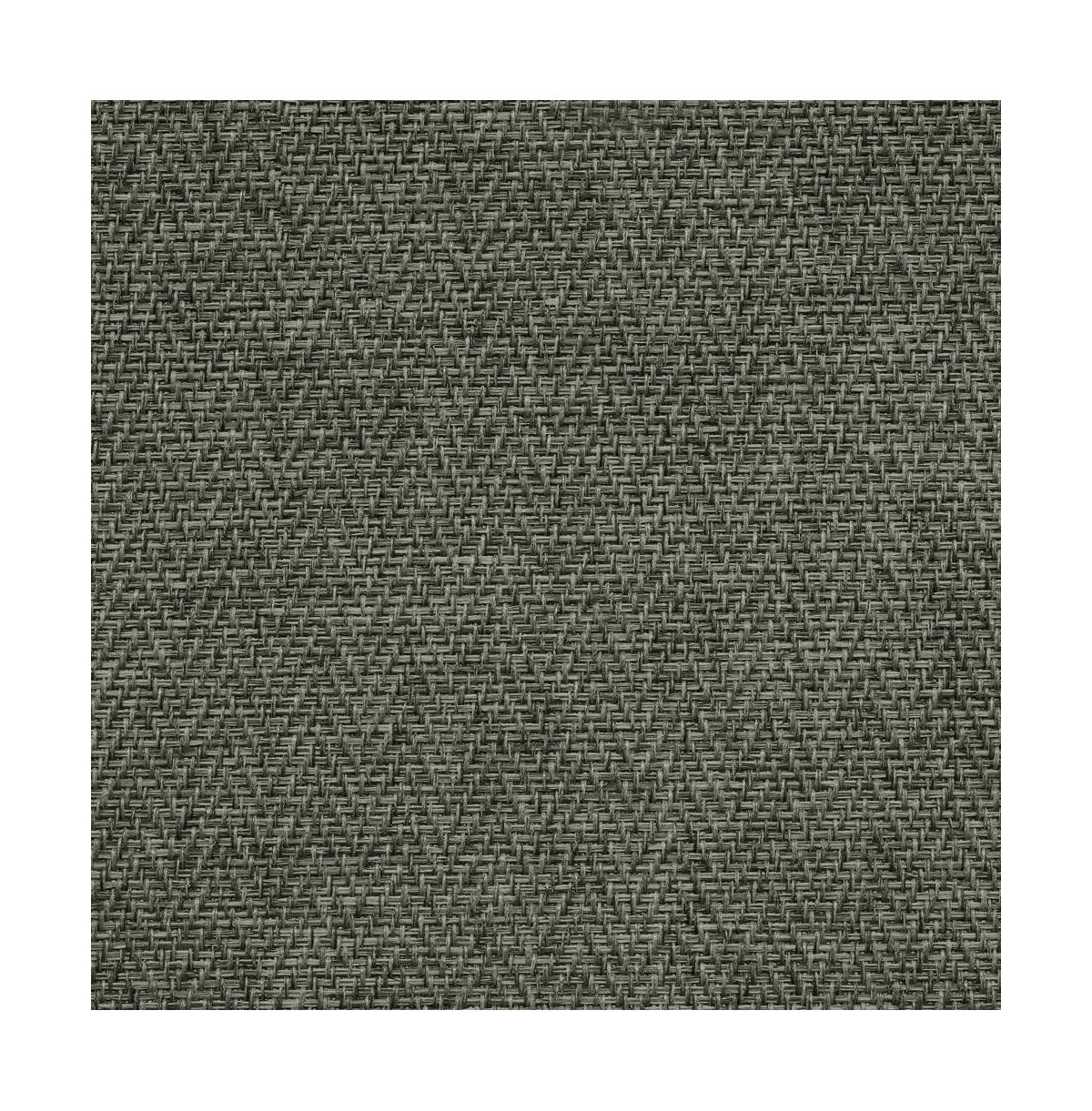 Thermalogic Galati Room Darkening Trendy Textured Herringbone Motif Dual Header Curtain Panel 52" x 108" Charcoal