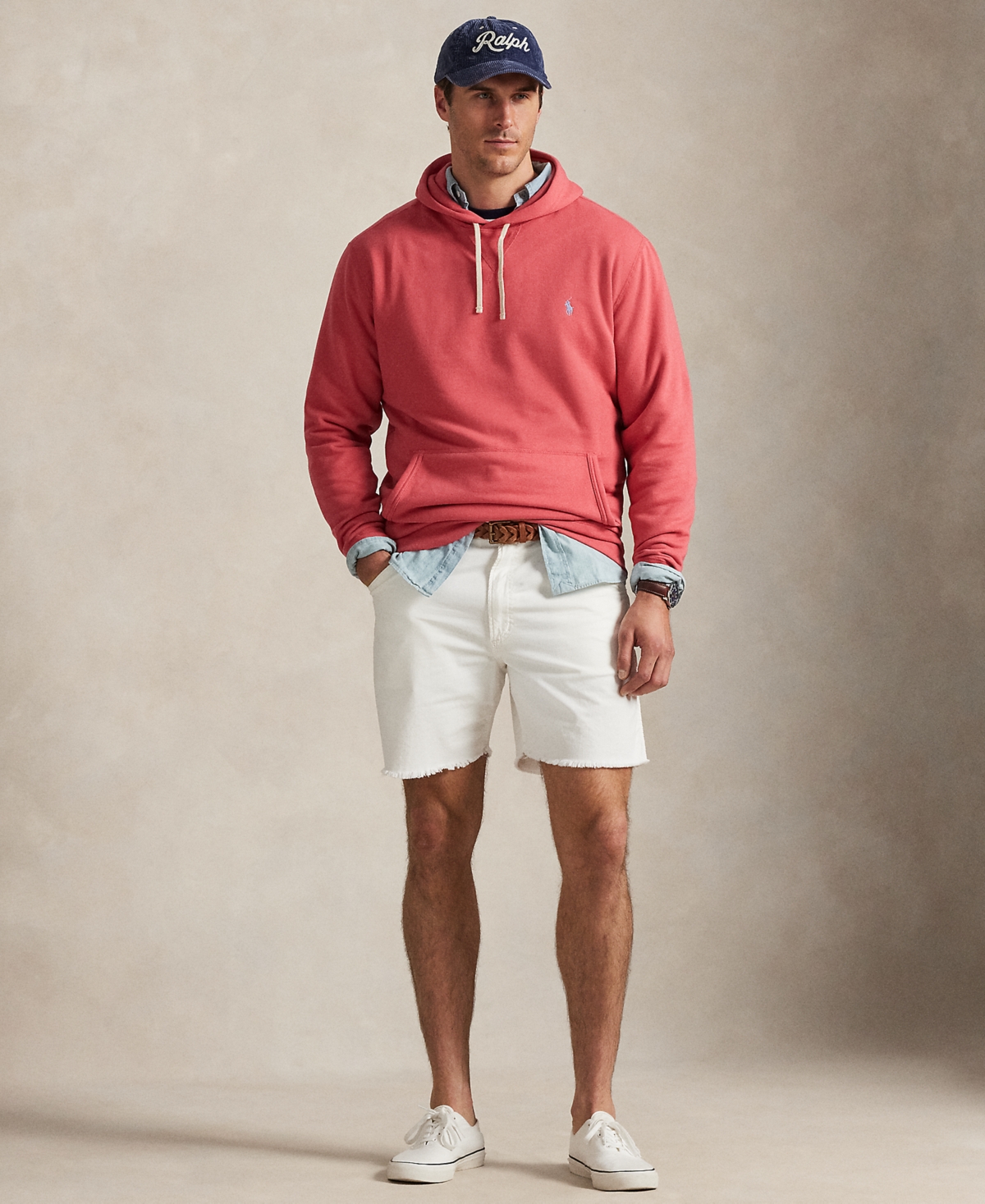 Polo Ralph Lauren Men's Big & Tall Fleece Hoodie In Pink