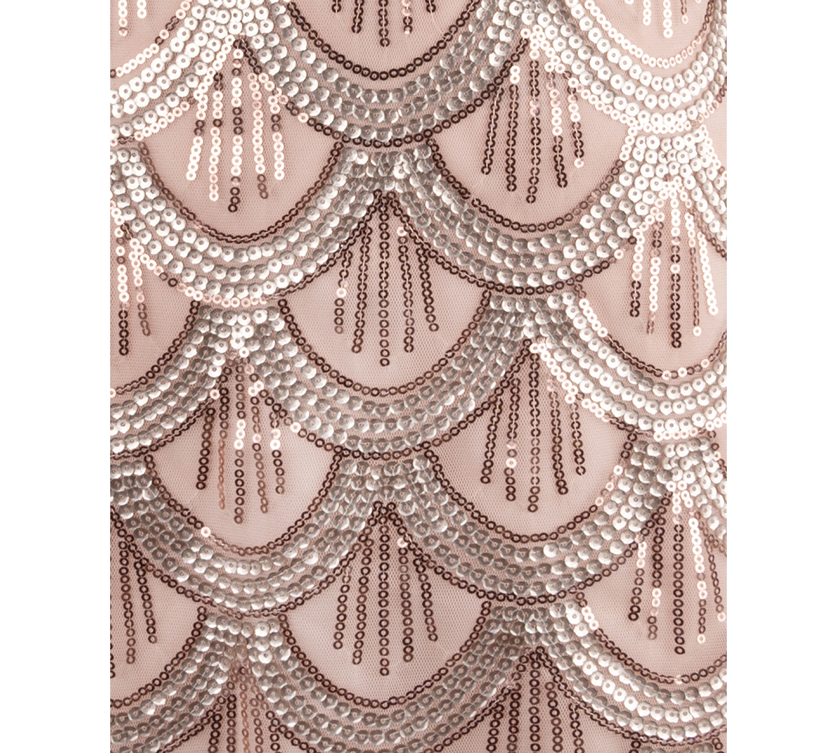 Rare Editions Girls 7-16 Scallop Sequin Sleeveless Mini Dress