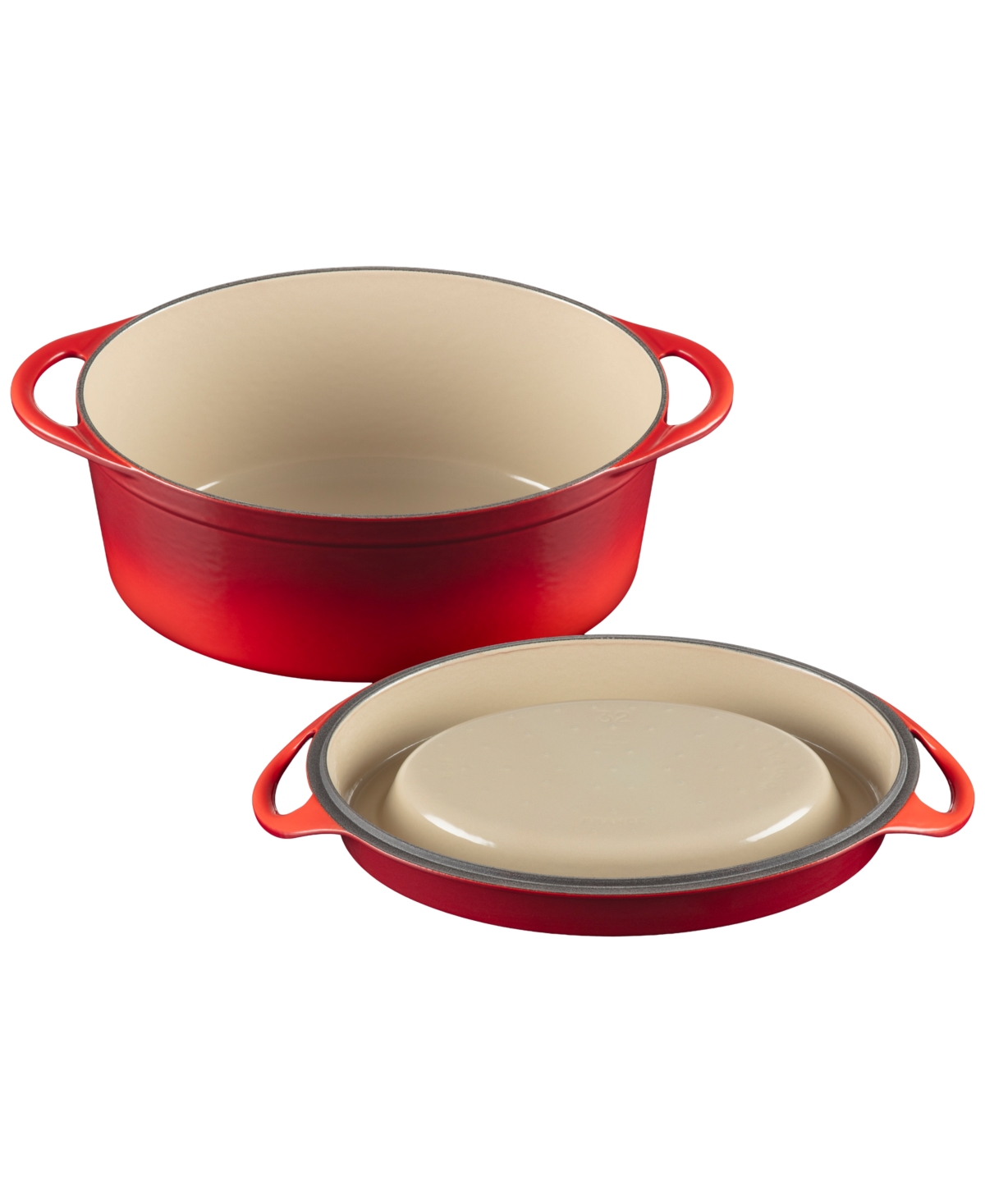 Le Creuset Enameled Cast Iron 7.25-qt Traditional Oval Doufeu Dutch Oven In Pink