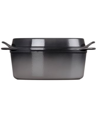 Enameled Cast Iron 7.25-Quart Traditional Oval Doufeu Dutch Oven