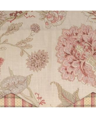 Venetia Petticoat 3" Rod Pocket Lining Luxurious and Elegant Window Treatment Valance 50" x 15" Pink