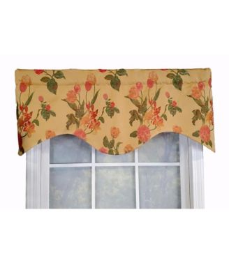 Luxurious Modern Design Classic Garland Regal Style Window Valance 50" x 17" Gold
