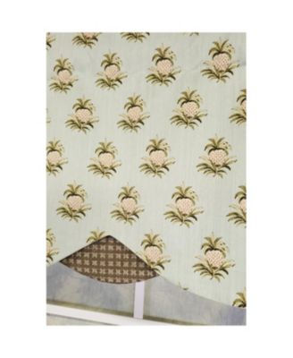 3" Rod Pocket High Quality Fabric Pineapple Field Petticoat Valance for Windows