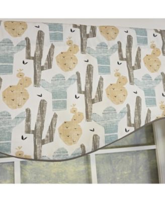 100% Cotton Arizona Cornice  Fully lined Windows Rod Pocket Valance 50" x 17"  Natural