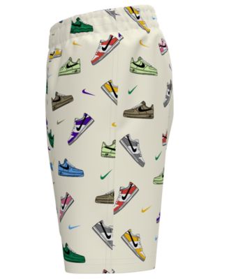 Boys' 8-20 Multi Sneaker Novelty Print Swim Trunks