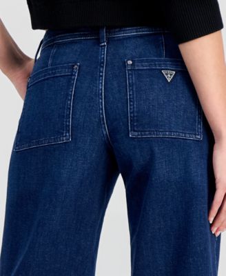 Women's Zoya Cropped Wide-Leg Jeans