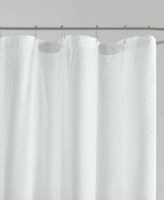 Ara Ombre Printed Seersucker Shower Curtain, 72" x 72"