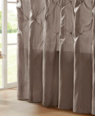 Laurel Tufted Semi-Sheer Shower Curtain, 72" x 72"