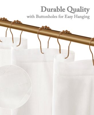 Laurel Tufted Semi-Sheer Shower Curtain, 72" x 72"