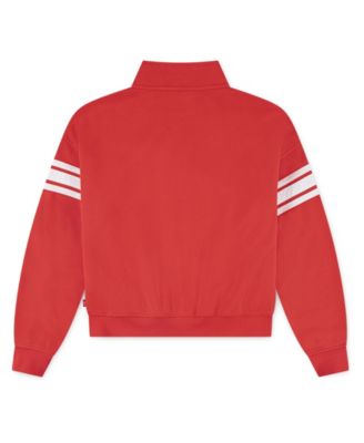 Girls' 7-16 Collegiate Full-Zip High-Collar Jacket