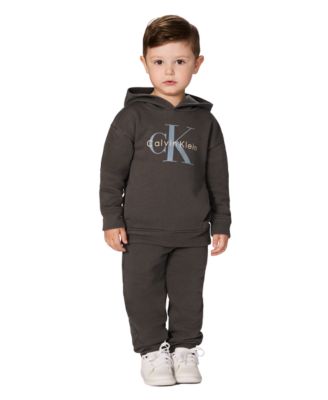 Calvin Klein - Boys 2T-7 2-Piece Hoodie and Pants Set