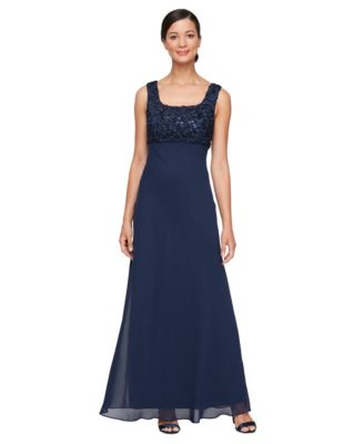 Women's Empire Waist Long Open Soutache Jacket Dress