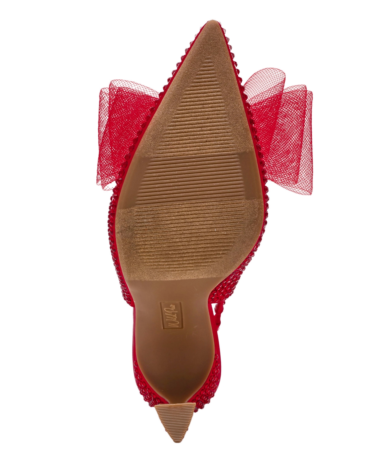 Wild Pair Alegro Bow Slingback Pumps, Created For Macy's In Red