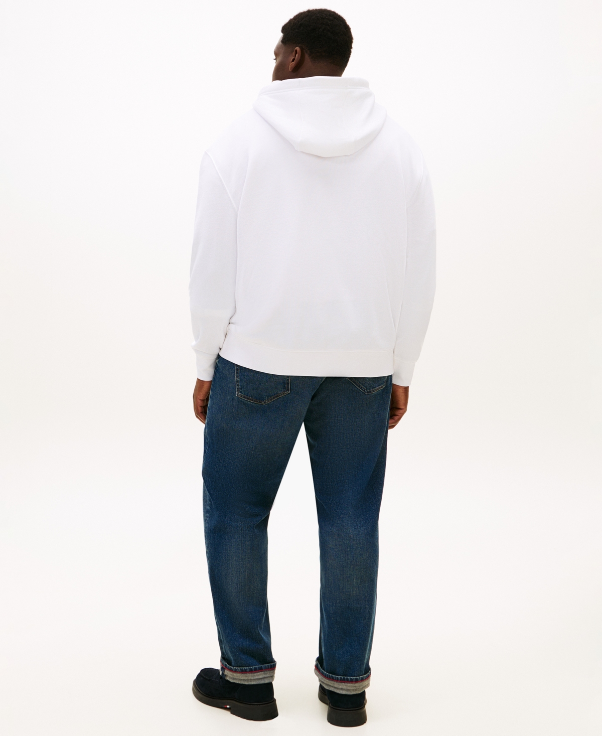 Tommy Hilfiger Men's Big & Tall Regular-fit Hooded Sweatshirt In White