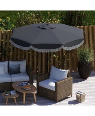 9FT Patio Umbrella UPF 30+ Vented Market Umbrella
