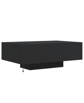 Coffee Table Black Engineered wood Low Coffee Table Coffee Table