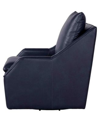 1 piece top grain leather Steamboat Marine Swivel Chair