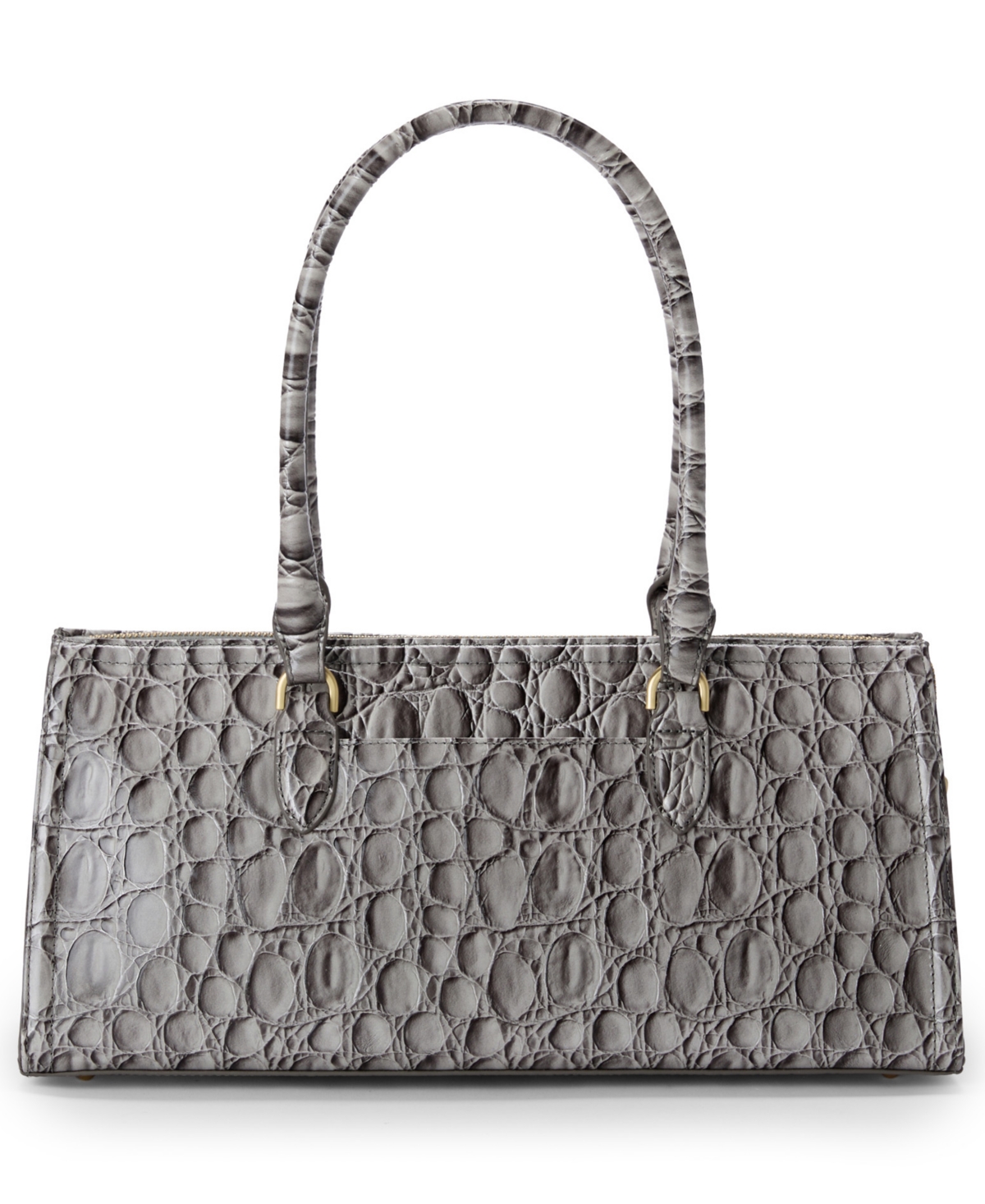Brahmin Sophia Large Melbourne Satchel Bag In Gray