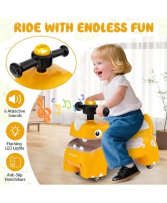 with Lights and Music Toddler Ride on Toy Walking Sliding Car