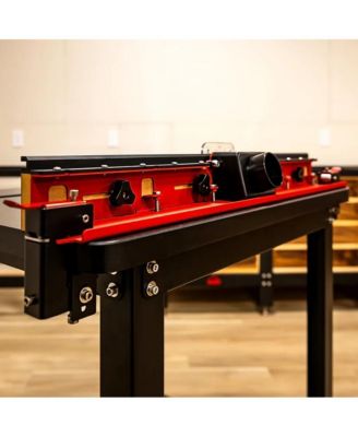 04600 Router Fence II Precision Router Table Fence System with Adjustable Aluminum Fence Faces