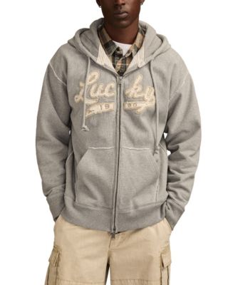 Lucky Brand スウェット地スカジャン（L） Lucky Brand Men's Full-Zip Hoodie - Macy's