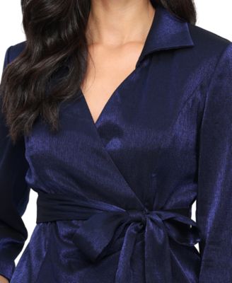 Women's V-Neck Shimmer Top