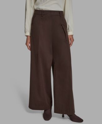BCBG - Women's Pleated Wide-Leg Pants