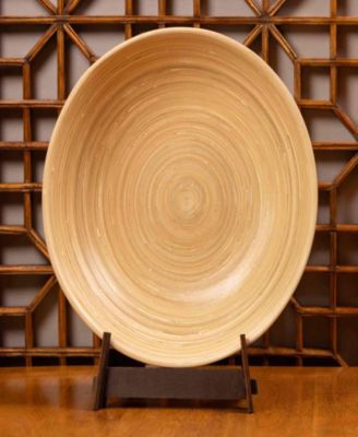 Lexa Collection 14 inch Bamboo Salad Bowl 