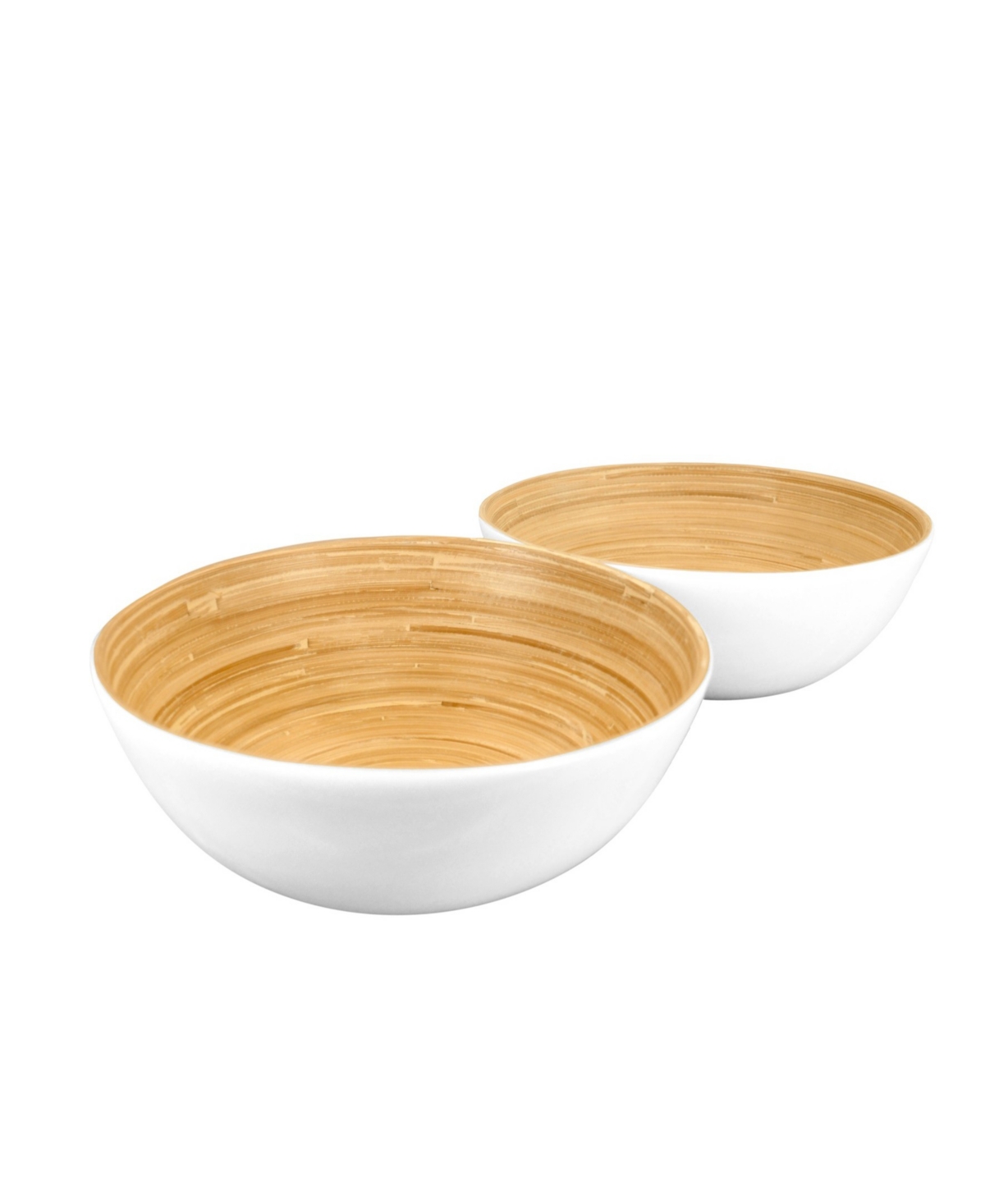 Joyce Chen Lexa Collection 2-pc. Salad Bowl Set In White