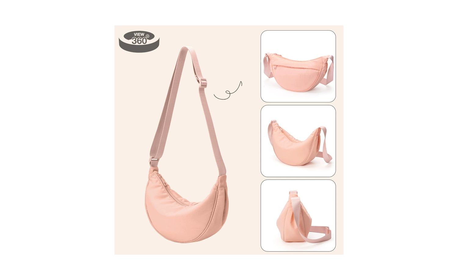 Luna Arc Water-Resistant Travel Bag