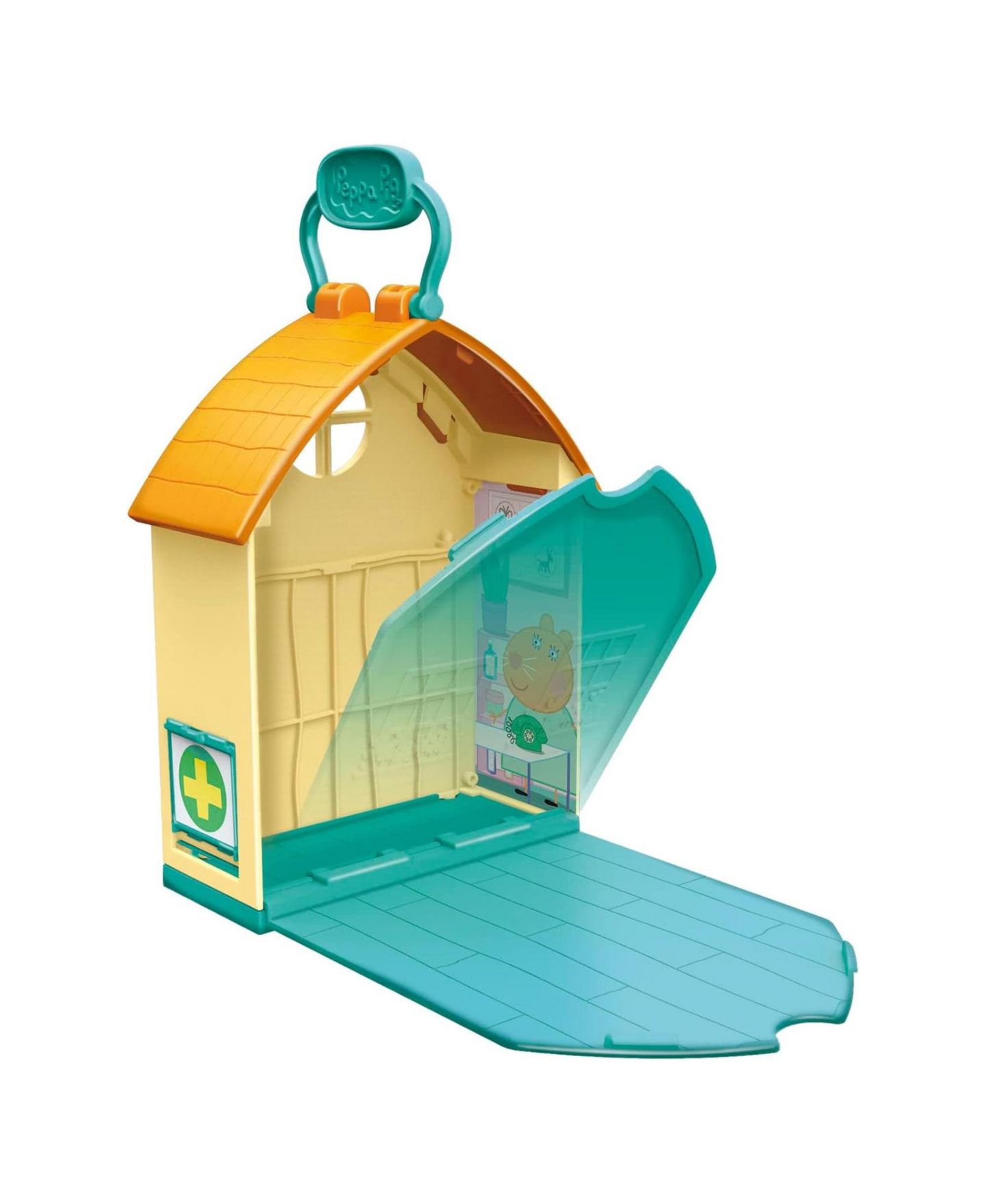 Детский игровой набор Hasbro Peppa Pig Visits the Vet Interactive 4-Piece Playset, Ages 3+, цвет: Жёлтый / Фиолетовый — фото 2