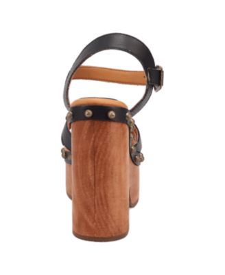 Women's Lotus Wooden Sandal